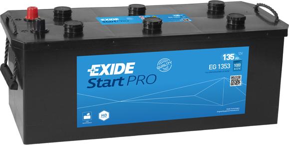 Exide EG1353 - Baterie de pornire - allinparts.ro