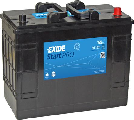 Exide EG1250 - Baterie de pornire allinparts.ro