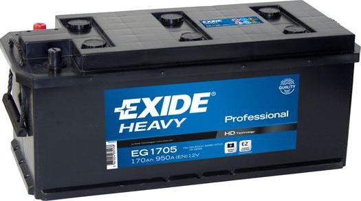 Exide EG1705 - Baterie de pornire allinparts.ro