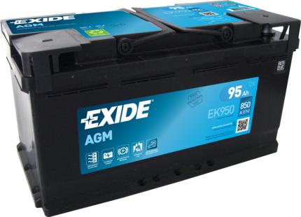 Exide EK950 - Baterie de pornire allinparts.ro
