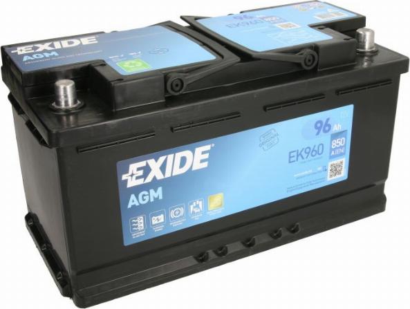 Exide EK960 - Baterie de pornire allinparts.ro