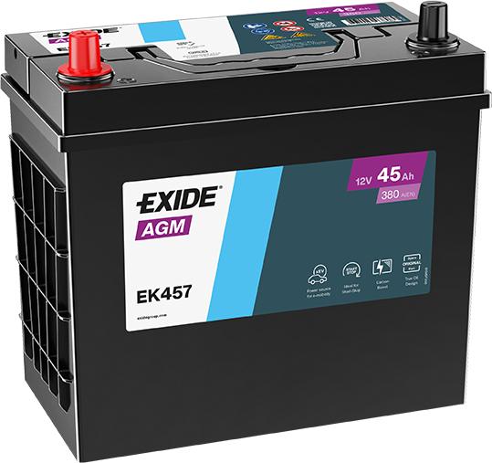 Exide EK457 - Baterie de pornire - allinparts.ro