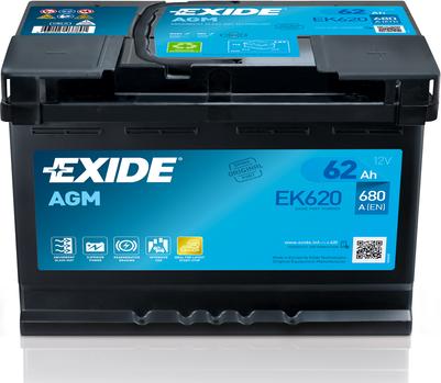 Exide EK620 - Baterie de pornire allinparts.ro