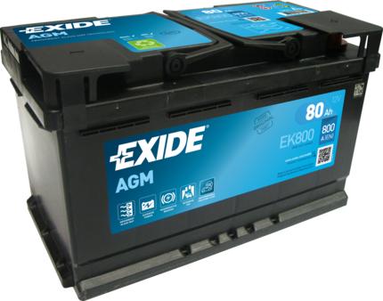 Exide EK800 - Baterie de pornire allinparts.ro