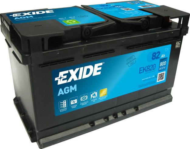 Exide EK820 - Baterie de pornire allinparts.ro