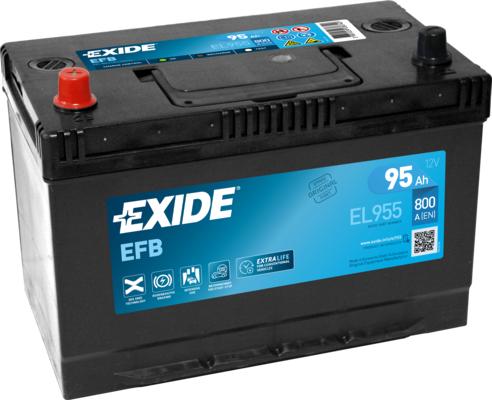 Exide EL955 - Baterie de pornire allinparts.ro