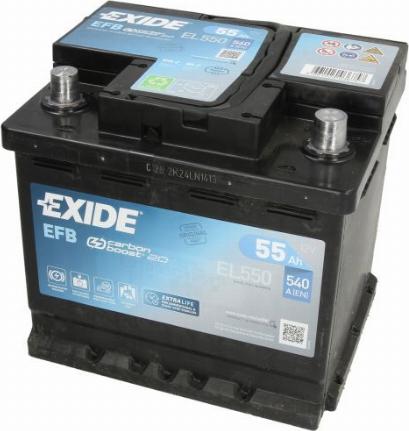 Exide EL550 - Baterie de pornire allinparts.ro