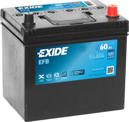 Exide EL604 - Baterie de pornire allinparts.ro