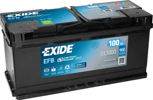 Exide EL1000 - Baterie de pornire allinparts.ro