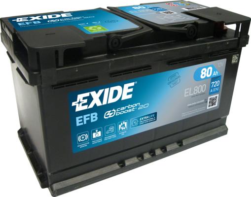 Exide EL800 - Baterie de pornire allinparts.ro