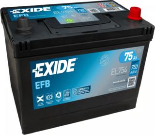 Exide EL754 - Baterie de pornire allinparts.ro