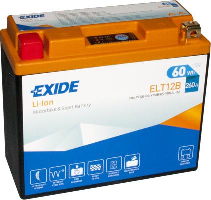 Exide ELT12B - Baterie de pornire allinparts.ro