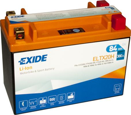 Exide ELTX20H - Baterie de pornire allinparts.ro