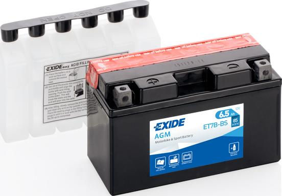 Exide ET7B-BS - Baterie de pornire allinparts.ro