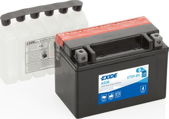 Exide ETX9-BS - Baterie de pornire allinparts.ro
