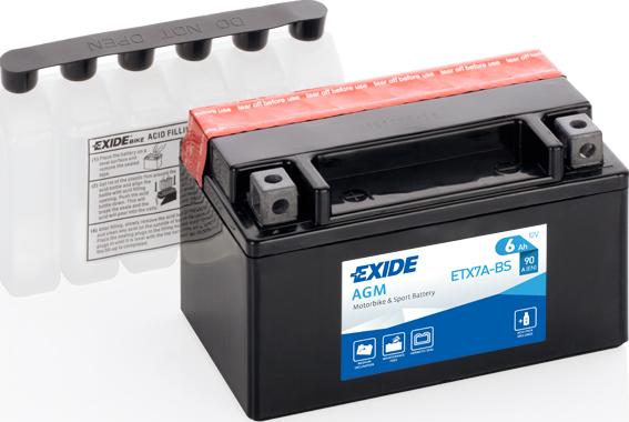 Exide ETX7A-BS - Baterie de pornire allinparts.ro