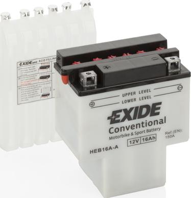Exide HEB16A-A - Baterie de pornire - allinparts.ro