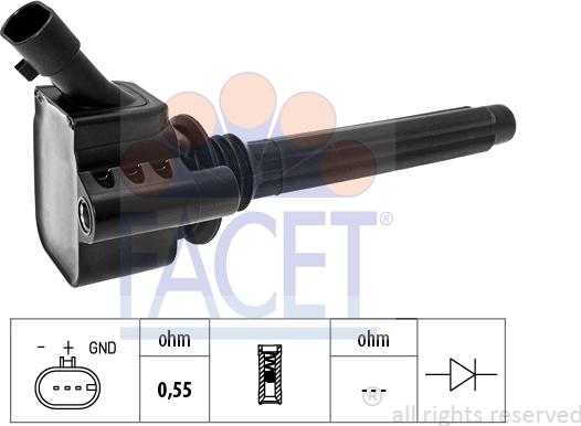 FACET 9.6542 - Bobina de inductie allinparts.ro
