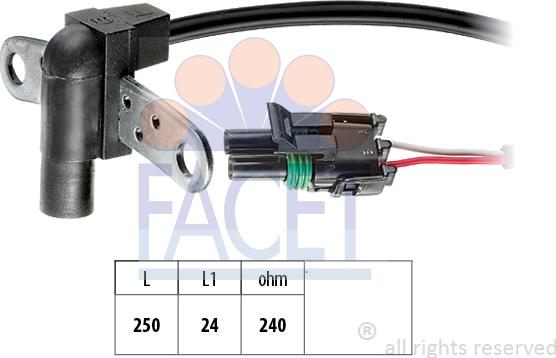 FACET 9.0008 - Senzor impulsuri, arbore cotit allinparts.ro