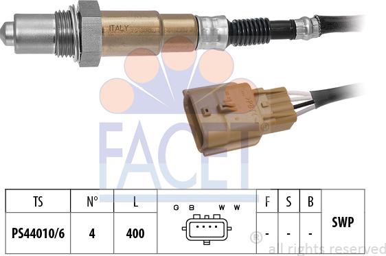 FACET 10.8558 - Sonda Lambda allinparts.ro