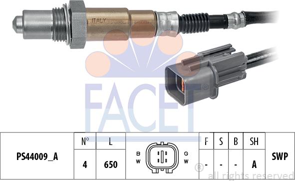 FACET 10.8360 - Sonda Lambda allinparts.ro