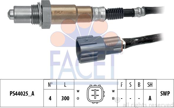 FACET 10.8269 - Sonda Lambda - allinparts.ro