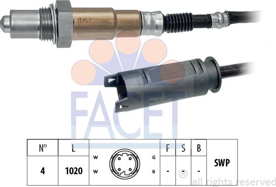 FACET 10.8213 - Sonda Lambda - allinparts.ro