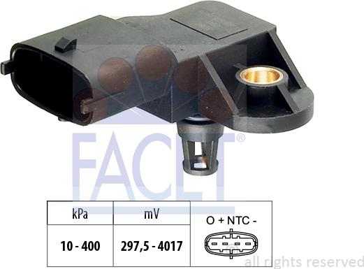 FACET 10.3377 - Senzor presiune aer allinparts.ro