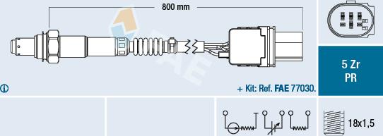 FAE 75051 - Sonda Lambda allinparts.ro