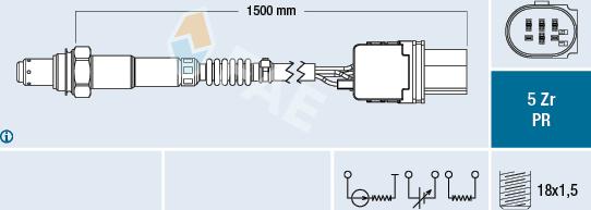 FAE 75086 - Sonda Lambda - allinparts.ro