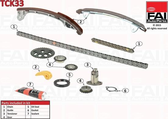 FAI AutoParts TCK33 - Chit lant de distributie allinparts.ro