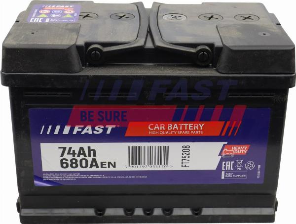 Fast FT75208 - Baterie de pornire - allinparts.ro