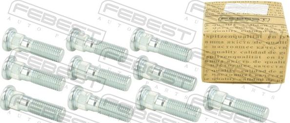 Febest 0484-002-PCS10 - Bolt roata allinparts.ro