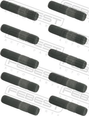 Febest 0598-CX7-PCS10 - Surub, galerie evacuare allinparts.ro