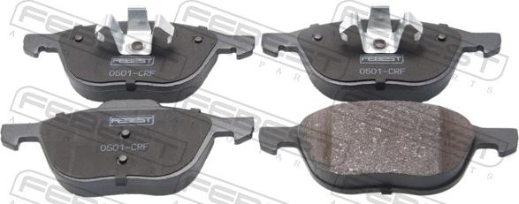 Febest 0501-CRF - Set placute frana,frana disc allinparts.ro