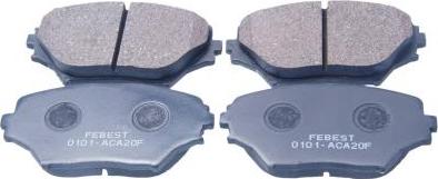 Febest 0101-ACA20F - Set placute frana,frana disc - allinparts.ro