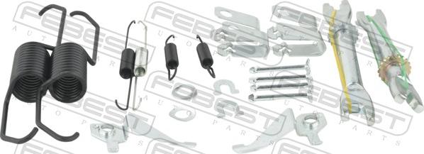 Febest 0304-ACCR-KIT - Set accesorii, saboti frana parcare allinparts.ro