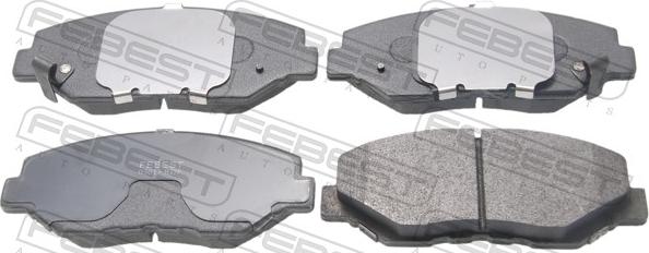 Febest 0301-RDF - Set placute frana,frana disc - allinparts.ro