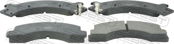 Febest 0201-F22F - Set placute frana,frana disc allinparts.ro