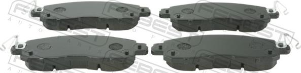 Febest 0201-L33RF - Set placute frana,frana disc allinparts.ro