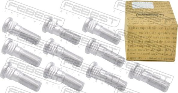 Febest 0284-002-PCS10 - Bolt roata - allinparts.ro