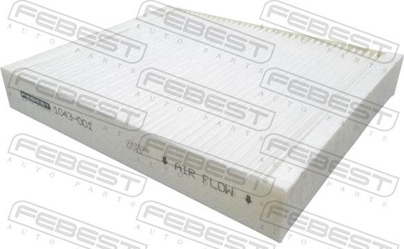 Febest 1043-001 - Filtru, aer habitaclu - allinparts.ro