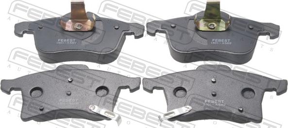 Febest 1801-ASHF - Set placute frana,frana disc allinparts.ro