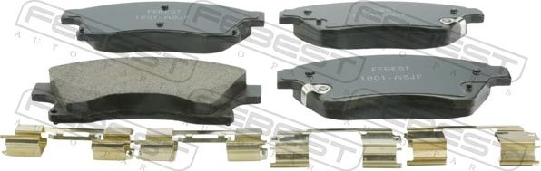 Febest 1801-ASJF - Set placute frana,frana disc allinparts.ro