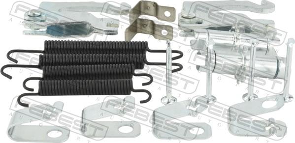 Febest 1204-H1R-KIT - Set accesorii, saboti frana parcare allinparts.ro