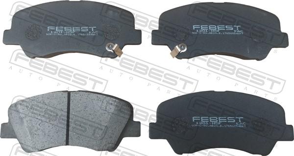 Febest 1201-H5F - Set placute frana,frana disc allinparts.ro