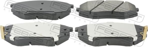 Febest 1201-IX35F - Set placute frana,frana disc allinparts.ro