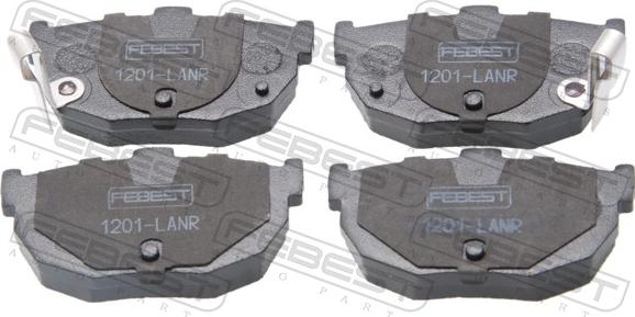 Febest 1201-LANR - Set placute frana,frana disc allinparts.ro