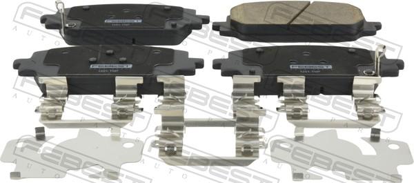 Febest 1201-TMF - Set placute frana,frana disc - allinparts.ro