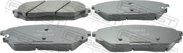 Febest 1201-VCF - Set placute frana,frana disc allinparts.ro